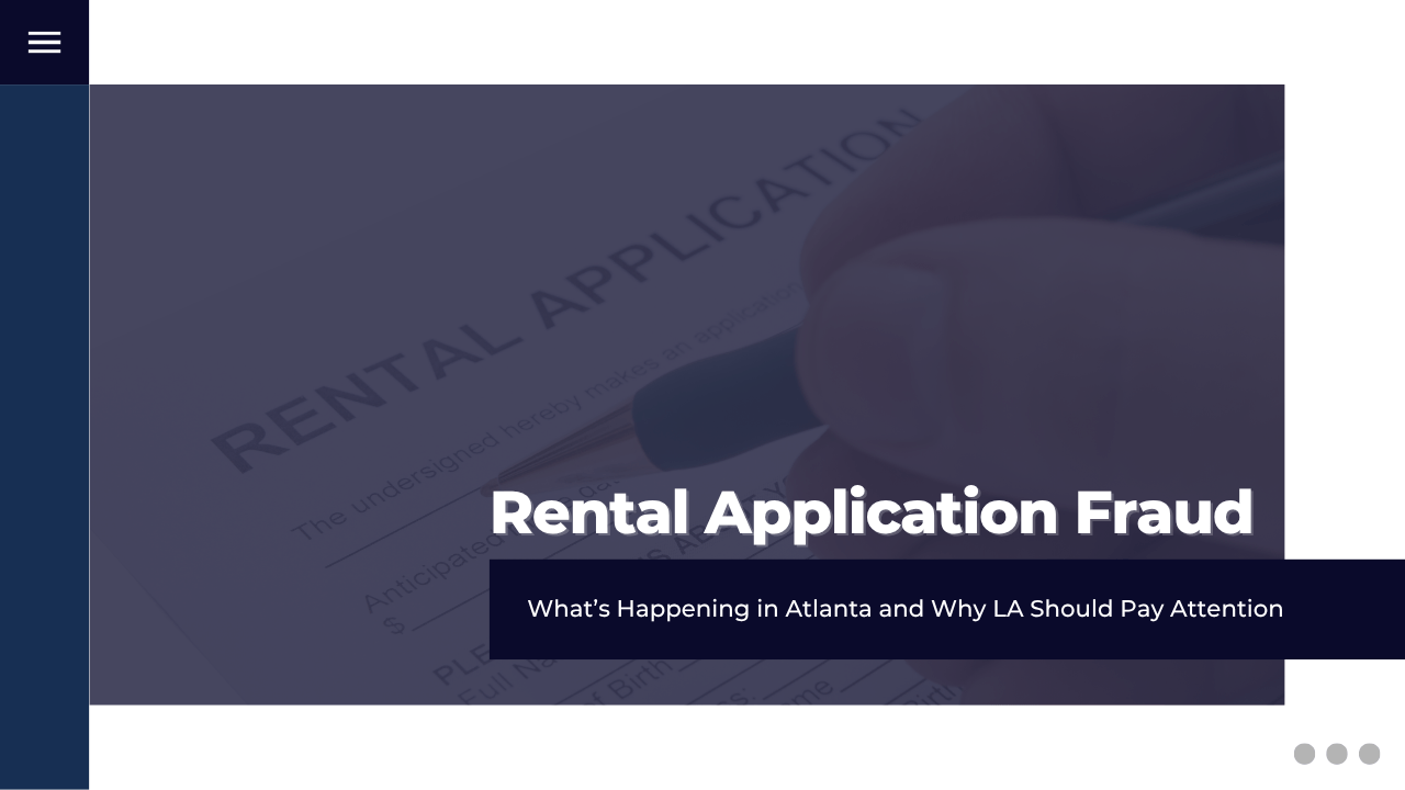 Rental Application Fraud: What’s Happening in Atlanta and Why LA Should Pay Attention